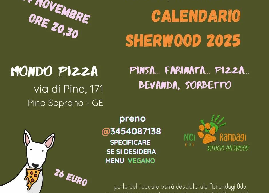 Cena di presentazione: Calendario Sherwood 2025