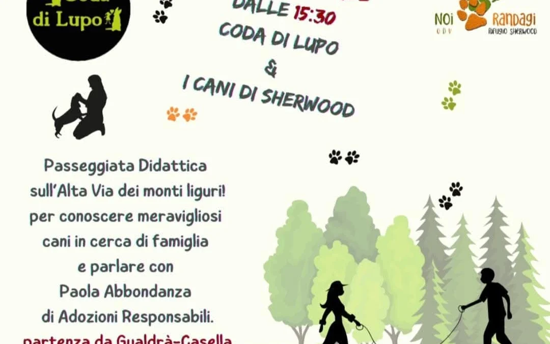 Passeggiata cinofila didattica con Paola Abbondanza