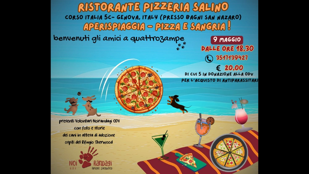 Aperispiaggia – Pizza e Sangria!