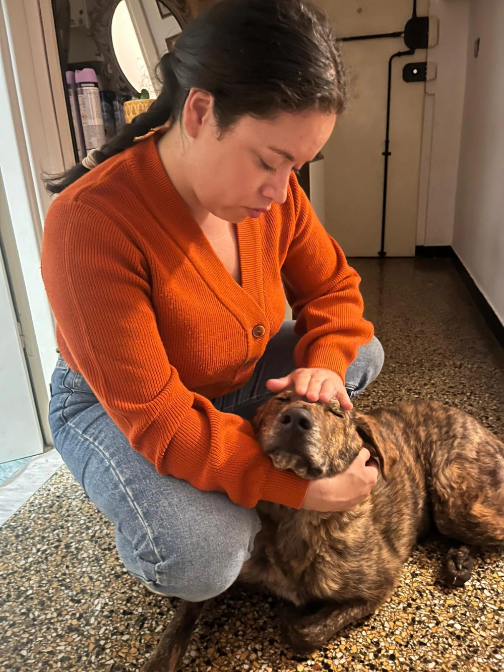 Rita in fase coccole