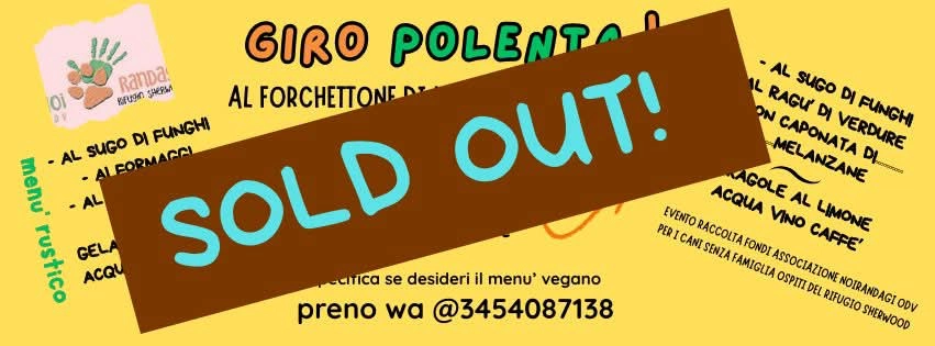 Giro polenta 02-2026 SOLD OUT